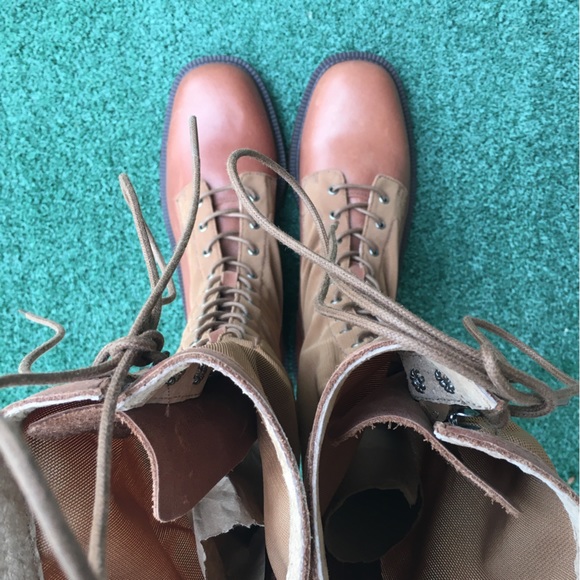 NWT Free People Trickum Boot Leather Whiskey Tan 37 - Picture 12 of 16